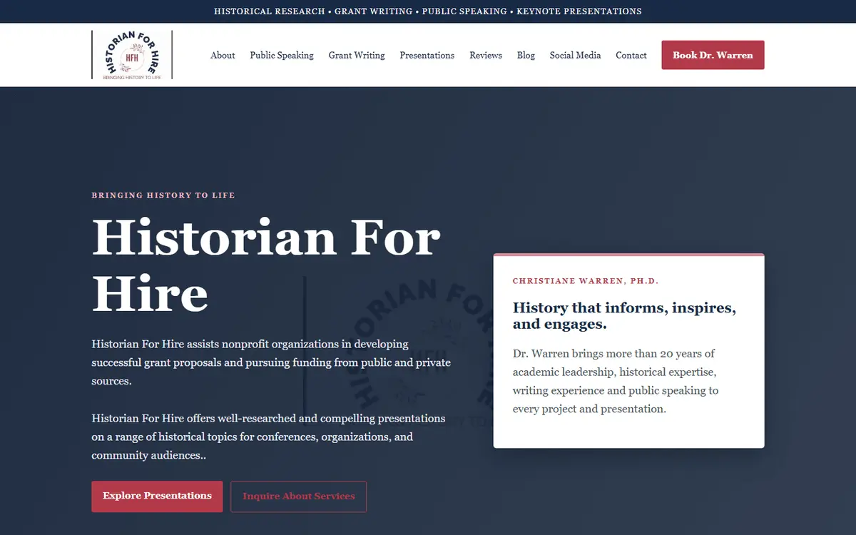 Historian For Hire: christiane's own design